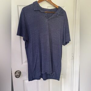 Old Navy Soft Washed Blue Men's XL Short Sleeve Polo Shirt